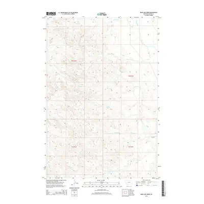 2014 Map of Bear Jaw Creek, 2014 Print