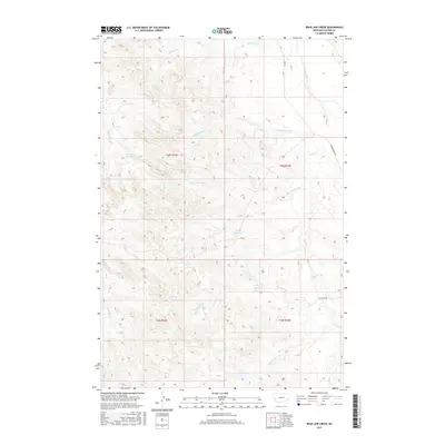 2017 Map of Bear Jaw Creek, 2017 Print