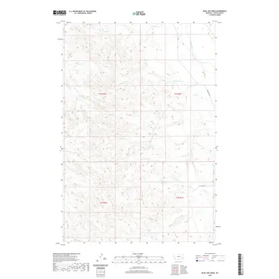 2020 Map of Bear Jaw Creek, 2020 Print