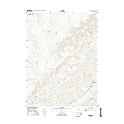 2016 Map of Bear Knob, 2016 Print