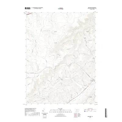 2019 Map of Bear Knob, 2019 Print