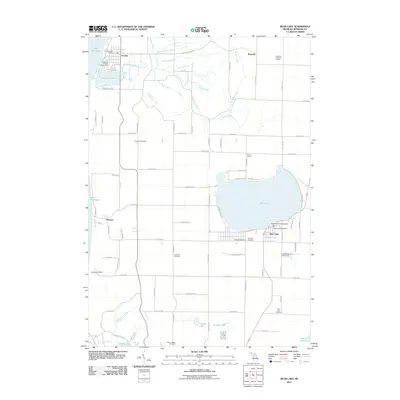 2011 Map of Bear Lake, 2011 Print