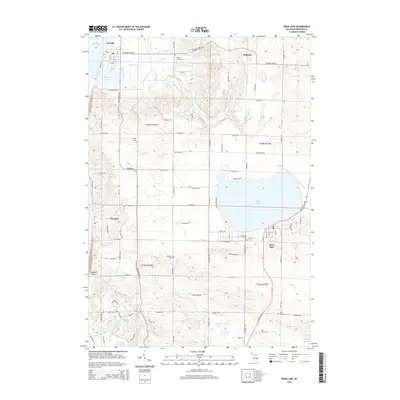 2014 Map of Bear Lake, 2014 Print