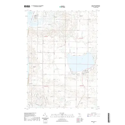 2019 Map of Bear Lake, 2019 Print