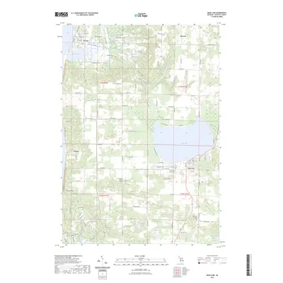 2023 Map of Bear Lake, 2023 Print