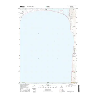 2017 Map of Bear Lake North, 2017 Print