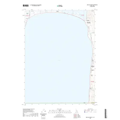 2020 Map of Bear Lake North, 2020 Print