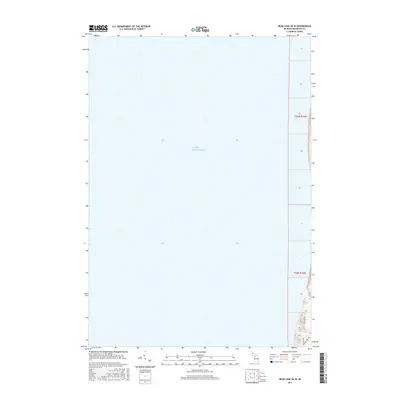 2017 Map of Bear Lake OE W, 2017 Print