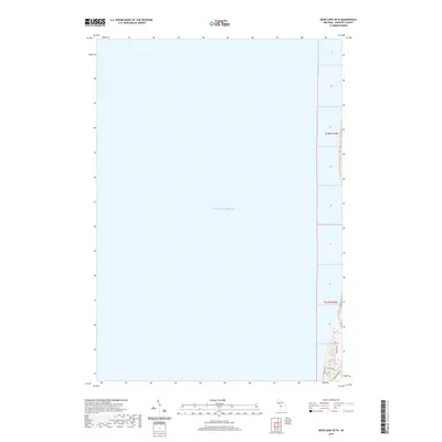 2019 Map of Bear Lake OE W, 2019 Print