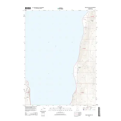 2014 Map of Bear Lake South, 2014 Print