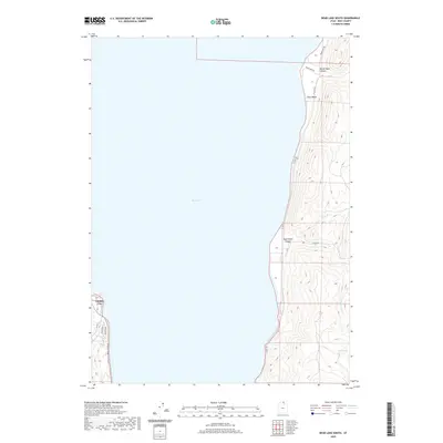 2020 Map of Bear Lake South, 2020 Print