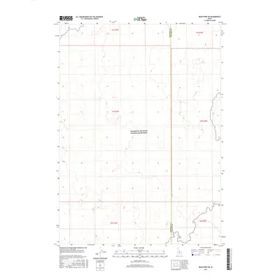 2017 Map of Bear Park SW, 2017 Print