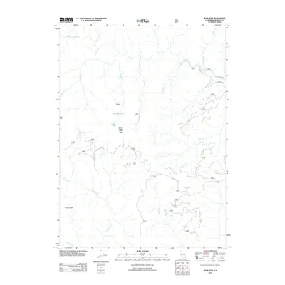 2012 Map of Bear Peak, 2012 Print