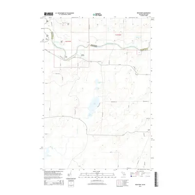 2014 Map of Bear Point, 2014 Print
