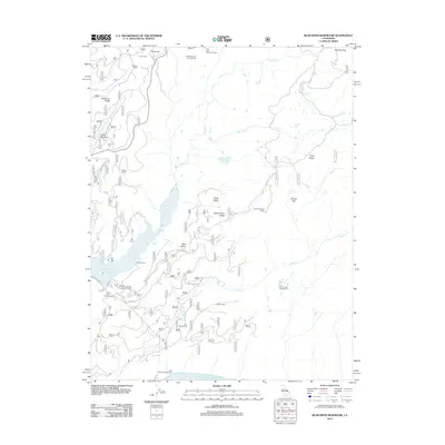2012 Map of Bear River Reservoir, 2012 Print