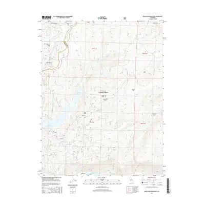 2015 Map of Bear River Reservoir, 2015 Print