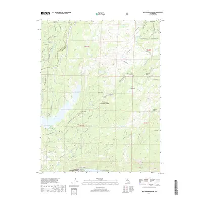 2018 Map of Bear River Reservoir, 2018 Print