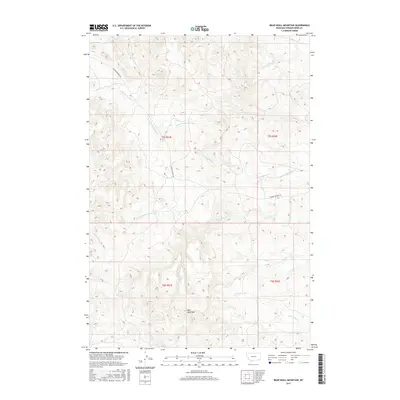 2017 Map of Bear Skull Mountain, 2017 Print