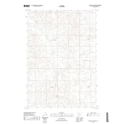 2020 Map of Bear Skull Mountain, 2020 Print
