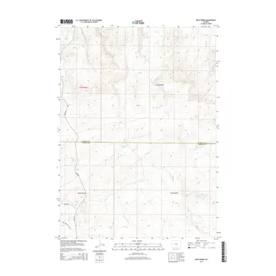 2015 Map of Bear Spring, 2015 Print
