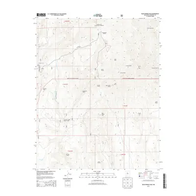2013 Map of Bear Springs Peak, 2013 Print
