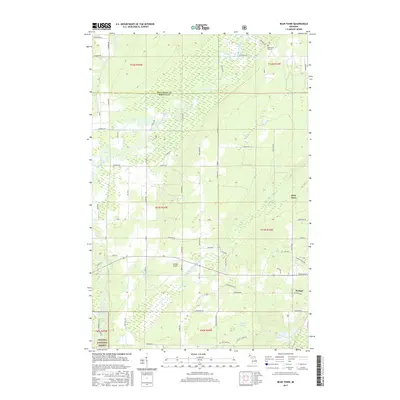 2017 Map of Bear Town, 2017 Print