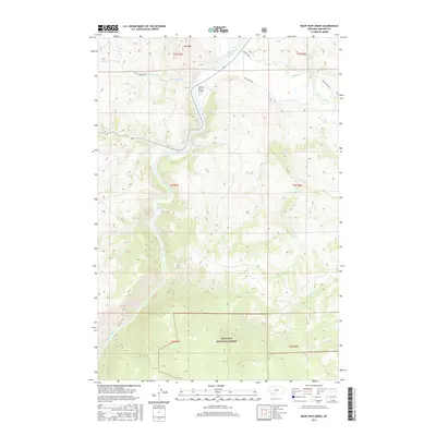 2017 Map of Bear Trap Creek, 2017 Print