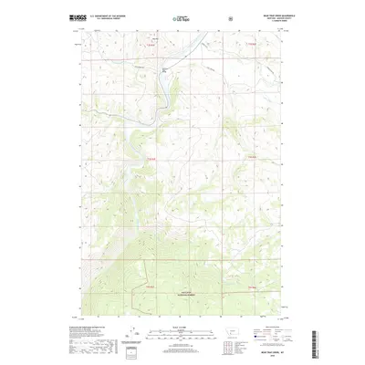 2020 Map of Bear Trap Creek, 2020 Print