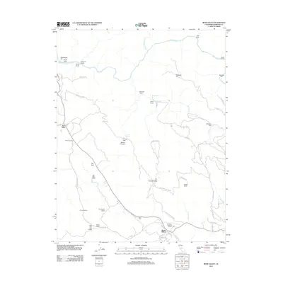 2012 Map of Bear Valley, 2012 Print