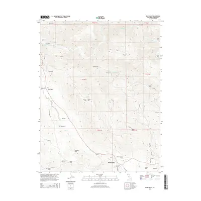 2015 Map of Bear Valley, 2015 Print