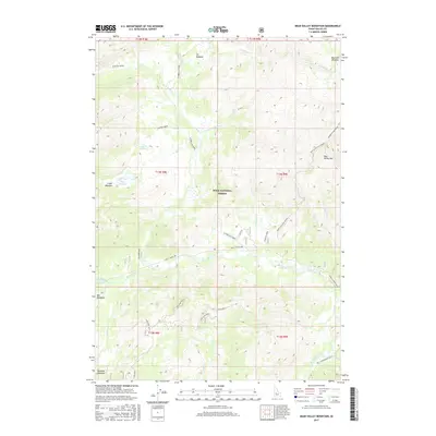 2017 Map of Bear Valley Mountain, 2017 Print