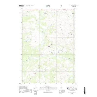 2020 Map of Bear Valley Mountain, 2020 Print
