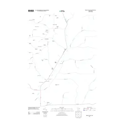 2013 Map of Bear Valley, 2013 Print