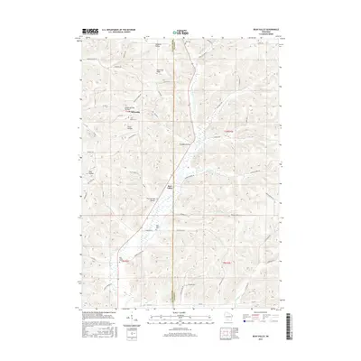 2016 Map of Bear Valley, 2016 Print