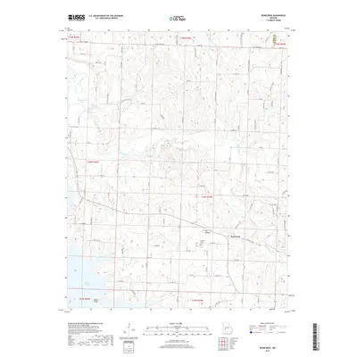 2017 Map of Bearcreek, 2017 Print