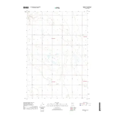 2019 Map of Beardsley NE, 2019 Print