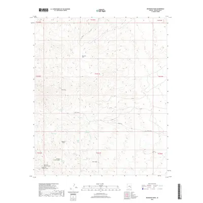 2018 Map of Beargrass Basin, 2018 Print