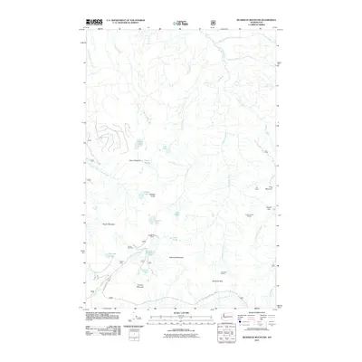 2011 Map of Bearhead Mountain, 2011 Print