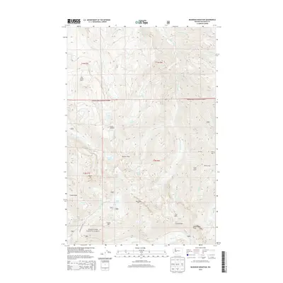 2014 Map of Bearhead Mountain, 2014 Print