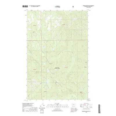 2020 Map of Bearhead Mountain, 2020 Print