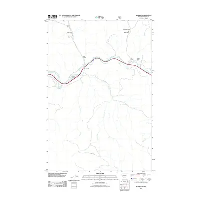 2011 Map of Bearmouth, 2011 Print