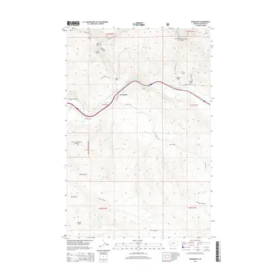 2014 Map of Bearmouth, 2014 Print