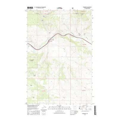2017 Map of Bearmouth, 2017 Print