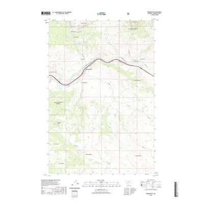 2020 Map of Bearmouth, 2020 Print