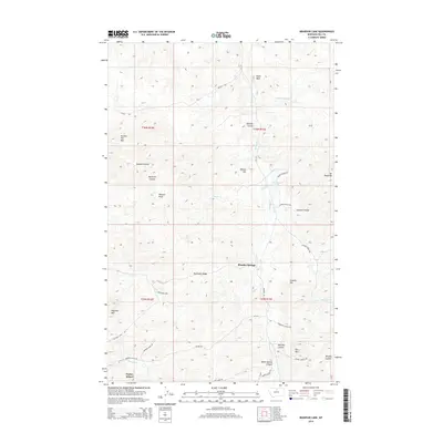 2014 Map of Bearpaw Lake, 2014 Print