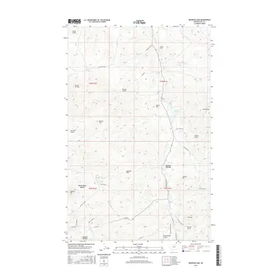 2017 Map of Bearpaw Lake, 2017 Print