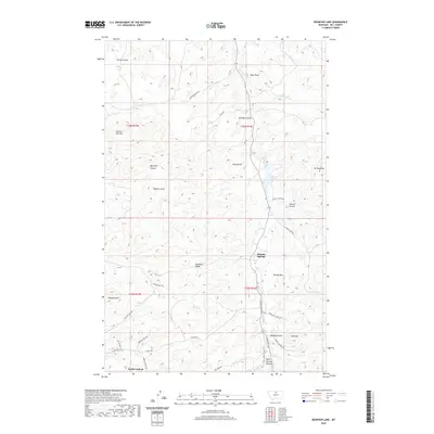 2020 Map of Bearpaw Lake, 2020 Print
