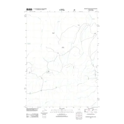 2012 Map of Bearpaw Mountain, 2012 Print