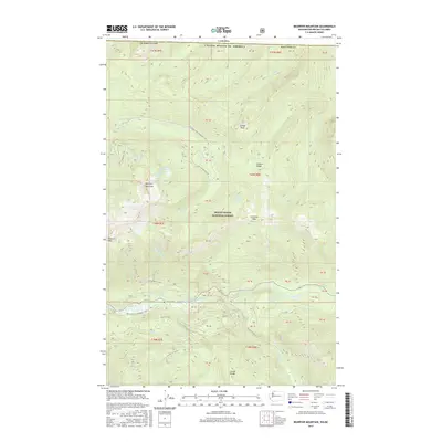 2017 Map of Bearpaw Mountain, 2017 Print