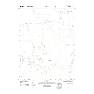 2011 Map of Bears Ears Peaks, 2011 Print
